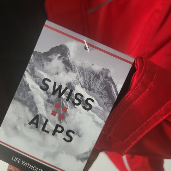 Swiss Alps Boys Snow red Jacket Detachable Hood Size M(10/12) - Picture 8 of 10